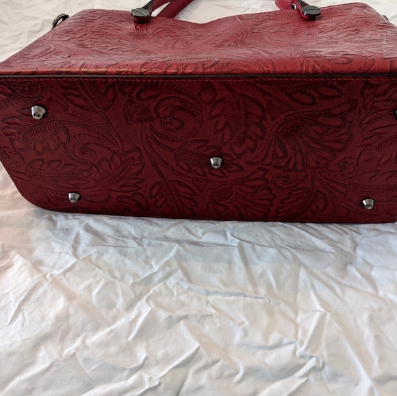 Italian Stamped Leather Purse - Picture 5 of 7